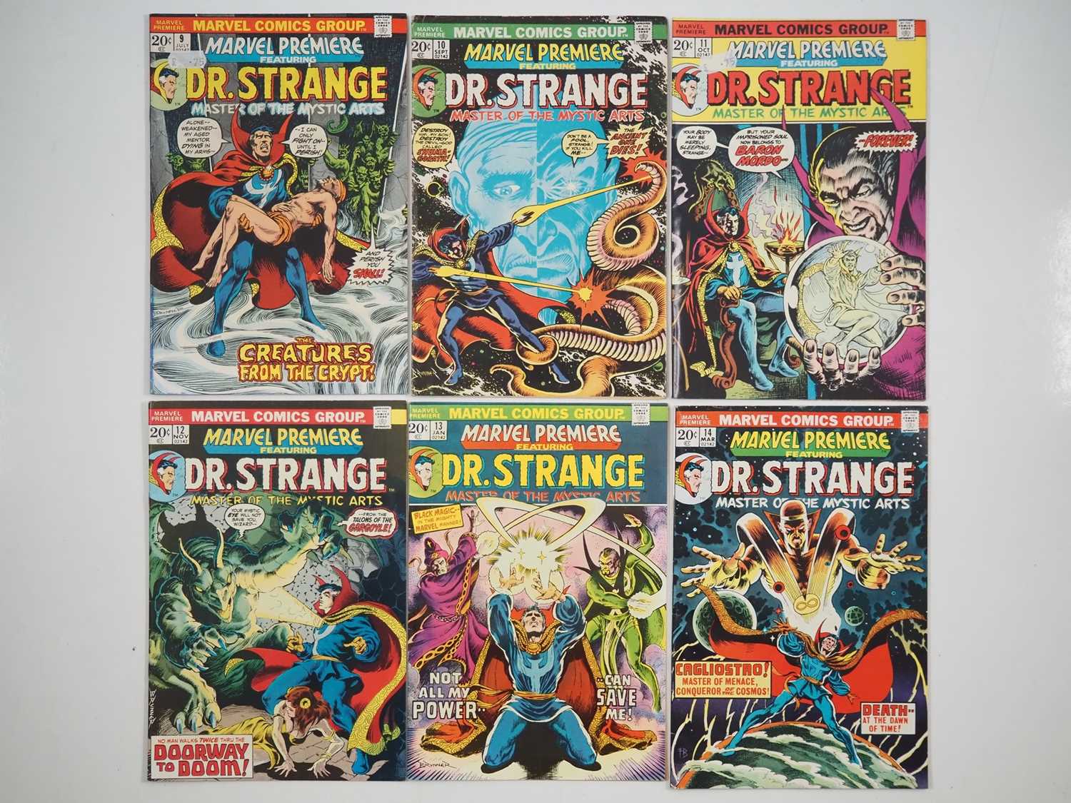 Lot 411 - MARVEL PREMIERE FT DR. STRANGE #9, 10, 11, 12,...