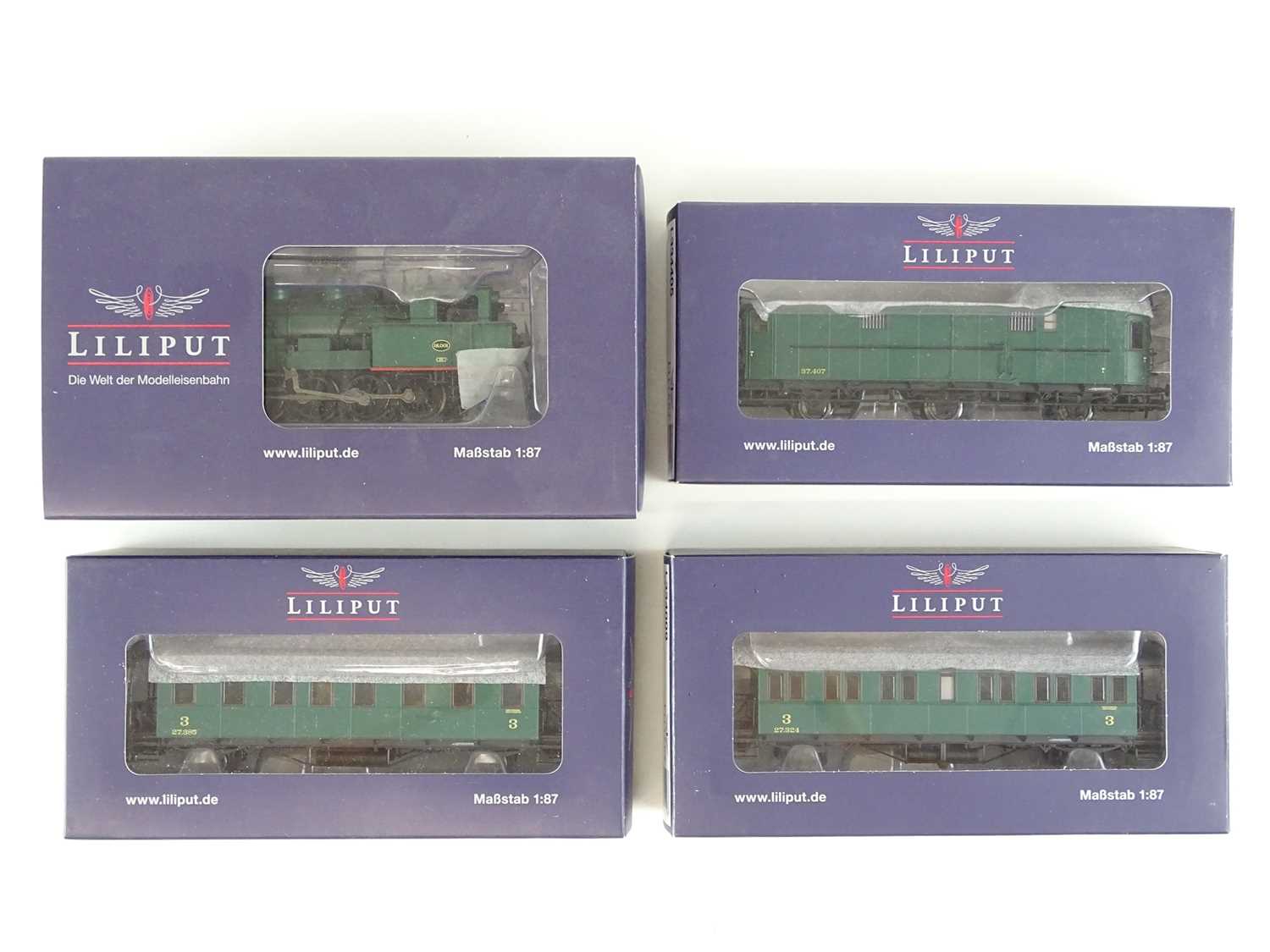 Lot 157 - A group of LILIPUT HO Gauge Belgian Outline...