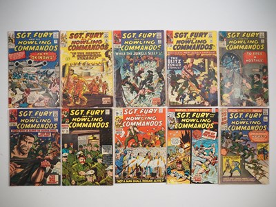 Lot 443 - SGT. FURY & HIS HOWLING COMMANDOS #10, 16, 17,...