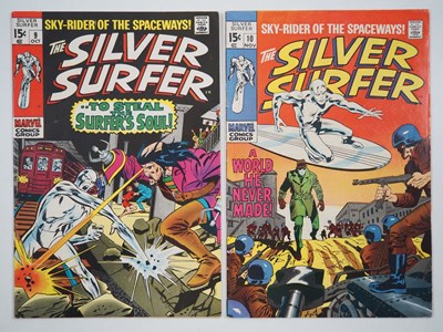 Lot 446 - SILVER SURFER #9 & 10 (2 in Lot) - (1969 -...