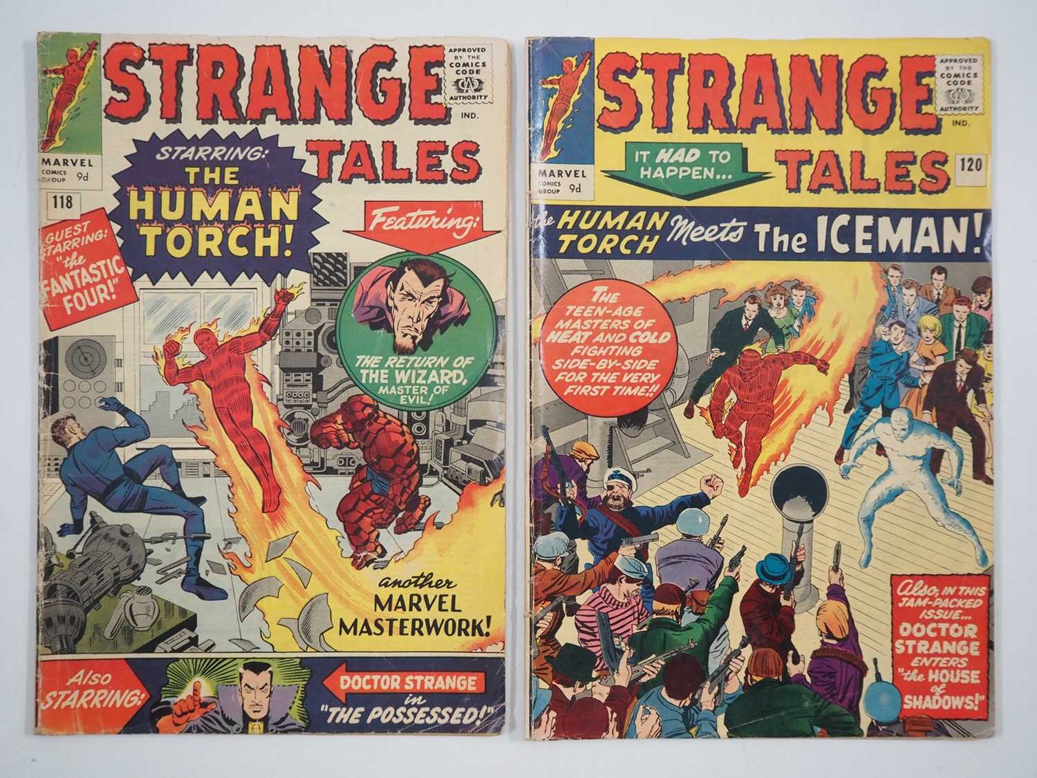 Lot 455 - STRANGE TALES #118 & 120 (2 in Lot) - (1964 -...
