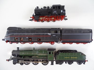 Lot 163 - A group of unboxed steam locomotives in HO/OO...