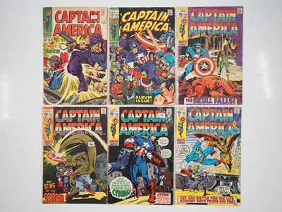 Lot 532 - CAPTAIN AMERICA #108, 112, 119, 122, 124, 127...