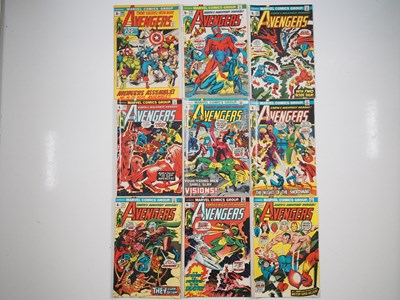 Lot 535 - AVENGERS #100, 110, 111, 112, 113, 114, 115,...