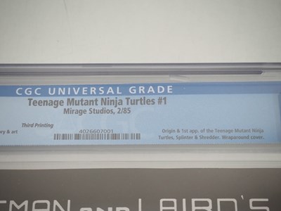 Lot 544 - TEENAGE MUTANT NINJA TURTLES #1 THIRD PRINT...
