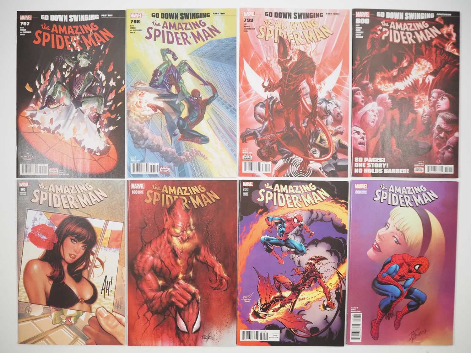 Lot 579 - AMAZING SPIDER-MAN #797, 798, 799, 800 (5...