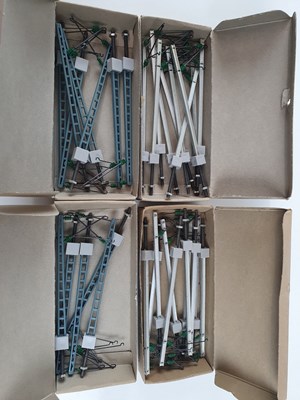 Lot 172 - A large quantity of HO Scale catenary, masts...
