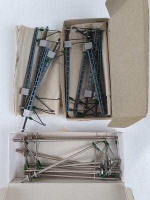 Lot 172 - A large quantity of HO Scale catenary, masts...