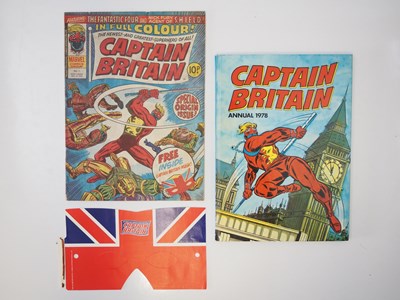 Lot 6 - CAPTAIN BRITAIN #1 - (1976 - BRITISH MARVEL) -...