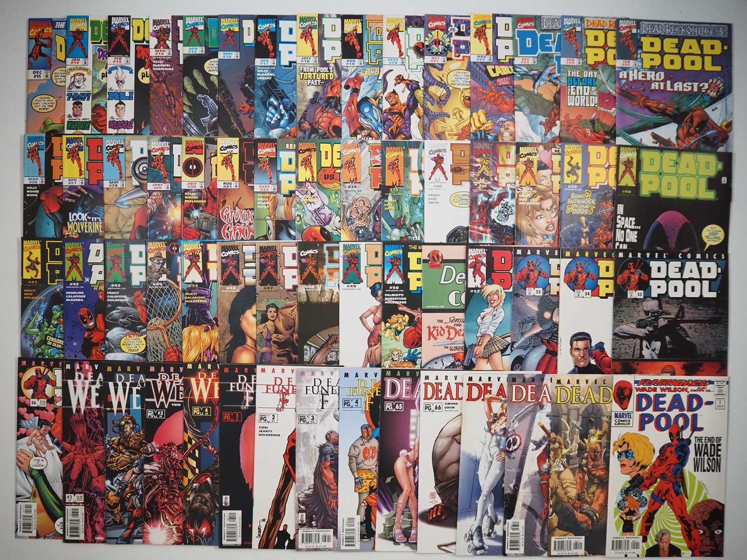 Lot 601 - DEADPOOL #11 to 69 + FLASHBACK Minus 1 (60