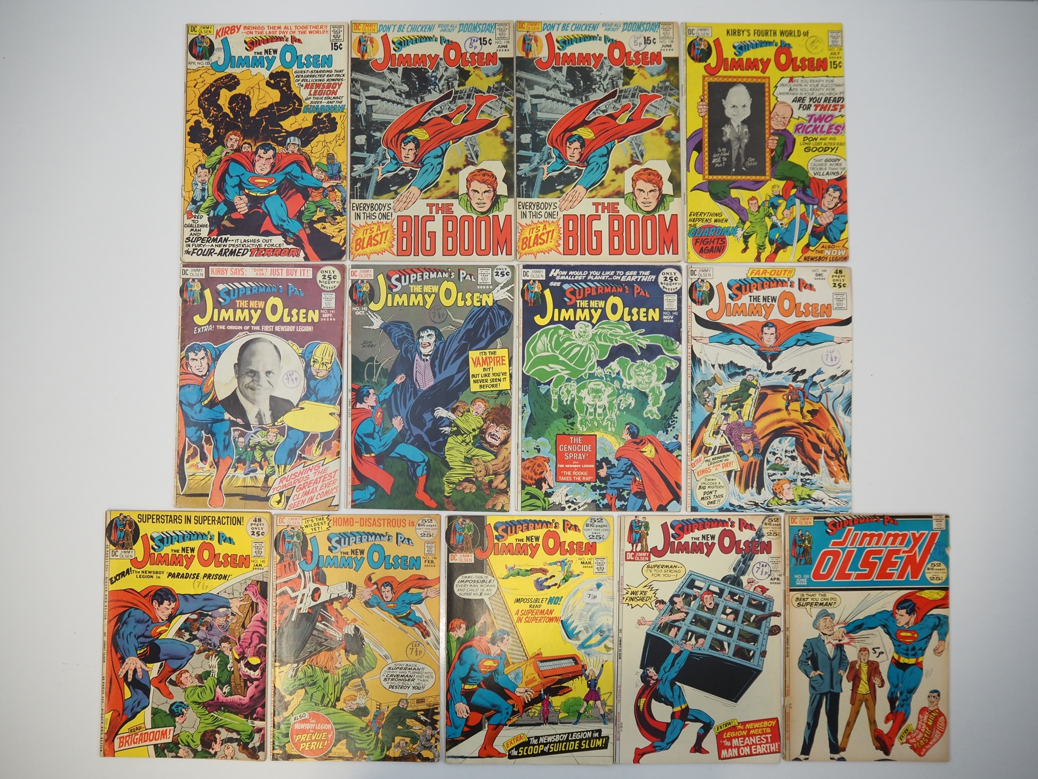 Lot 62 - SUPERMAN'S PAL JIMMY OLSEN #137, 138(x2), 139,