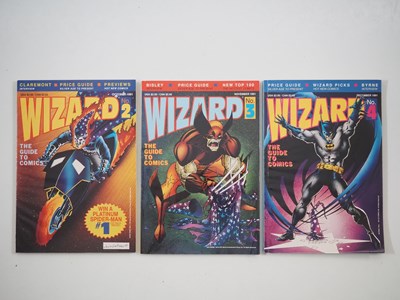 Lot 633 - WIZARD MAGAZINE #2, 3 & 4 - (3 in Lot) - (1991...