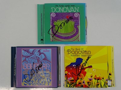 Lot 54 - DONOVAN - A selection of signed CDs by DONOVAN...