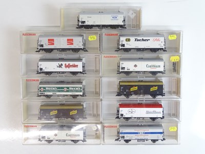 Lot 184 - A mixed group of HO Gauge beer vans by...