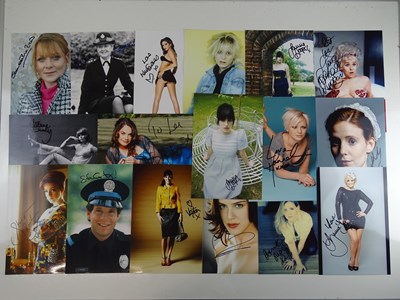 Lot 111 - TV ACTORS - A selection of signed colour and...