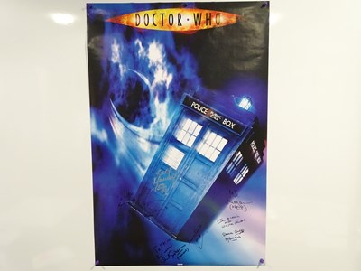 Lot 55 - DR WHO: A multi-signed promotional poster to...