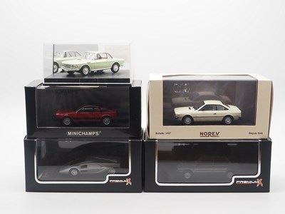 Lot 102 - A group of 1:43 scale models by NOREV, PREMIUM...