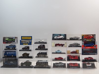 Lot 112 - A group of boxed and unboxed 1:43 scale models...