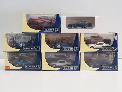 Lot 116 - A group of 1:43 scale models by ELIGOR,...