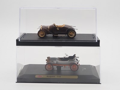 Lot 120 - A pair of 1:43 scale hand built resin models...