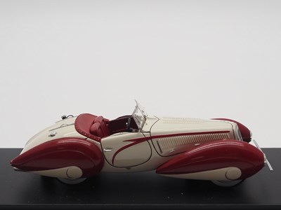 Lot 129 - A pair of hand built 1:43 scale models by...
