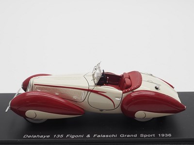 Lot 129 - A pair of hand built 1:43 scale models by...