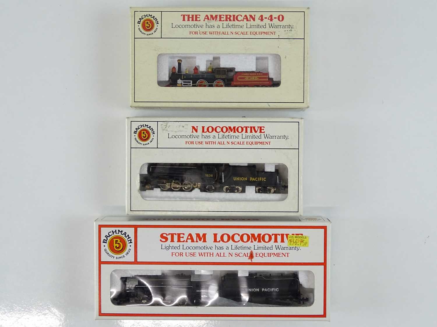 Lot 19 - A group of N Gauge American Outline steam...