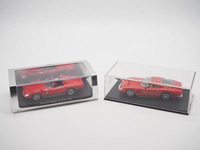 Lot 13 - A pair of hand built 1:43 scale resin models...