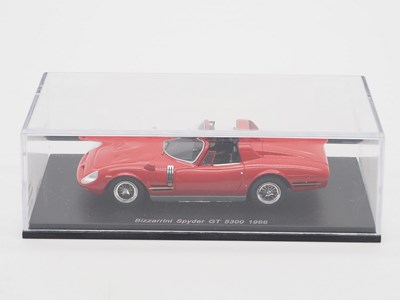 Lot 13 - A pair of hand built 1:43 scale resin models...