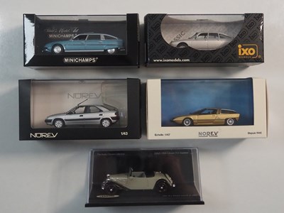 Lot 157 - A group of 1:43 scale models by NOREV, IXO,...