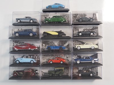 Lot 160 - A group of 1:43 scale models to include IXO...