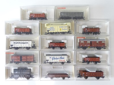 Lot 193 - A mixed group of HO Gauge freight wagons by...