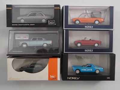 Lot 185 - A group of 1:43 scale models by NOREV, IXO and...