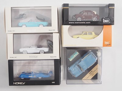 Lot 192 - A group of 1:43 scale models by NOREV, IXO and...