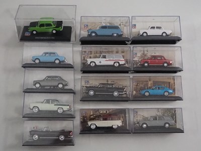 Lot 203 - A group of 1:43 scale models to include IXO...