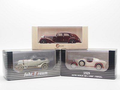 Lot 211 - A group of 1:43 scale hand built resin models...