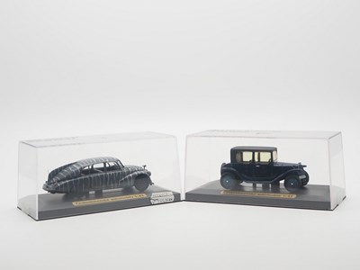 Lot 225 - A pair of 1:43 scale hand built resin models...