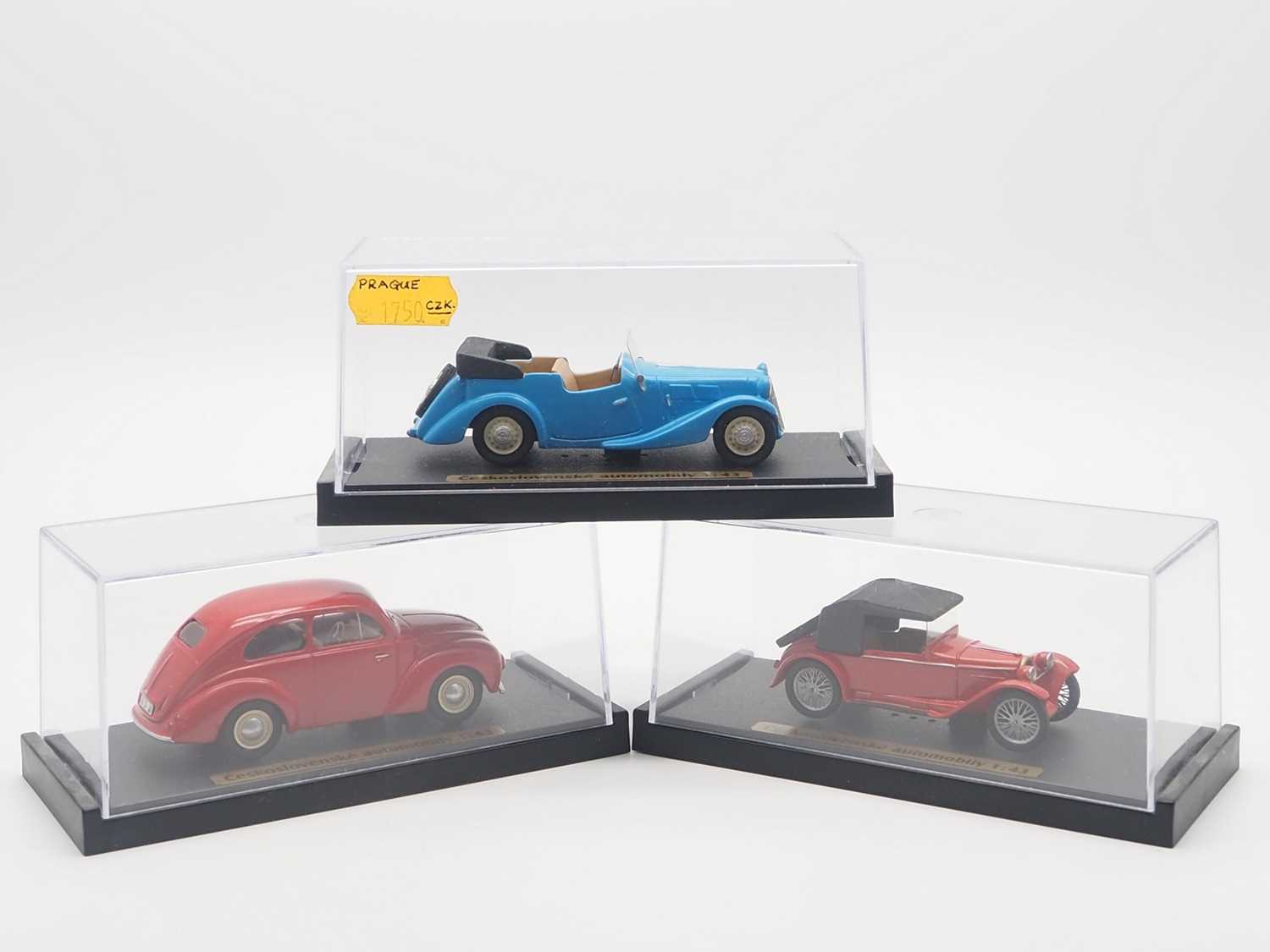 Lot 230 - A group of 1:43 scale hand built resin models...