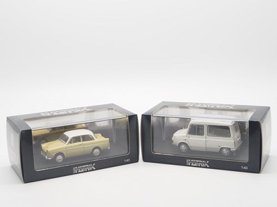 Lot 238 - A pair of hand built 1:43 scale models by...