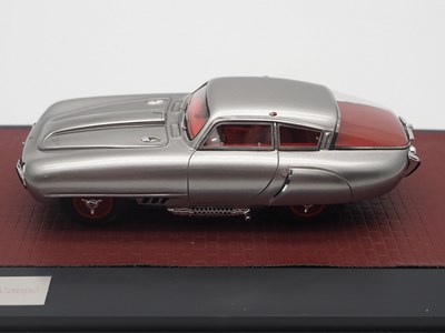 Lot 252 - A pair of 1:43 scale hand built resin models...
