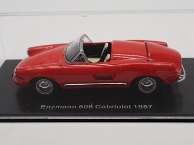 Lot 273 - A pair of 1:43 scale hand built resin models...