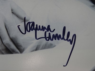 Lot 57 - DRACULA: A pair of signed JOANNA LUMLEY 10x8...