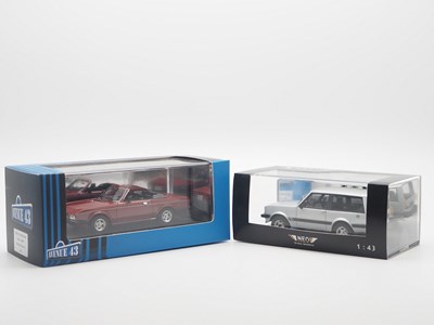 Lot 276 - A pair of 1:43 scale hand built resin models...