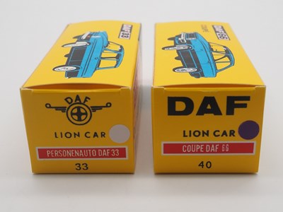 Lot 282 - A group of 1:43 scale models by LION TOYS, and...