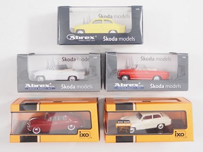 Lot 284 - A group of 1:43 scale models by ABREX and IXO...