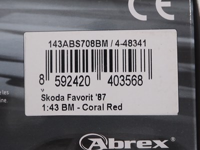 Lot 286 - A group of 1:43 scale models by ABREX...