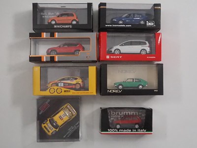 Lot 300 - A group of 1:43 scale models by FISCHER, BRUMM,...