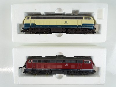 Lot 207 - A pair of HO Gauge German Outline diesel...