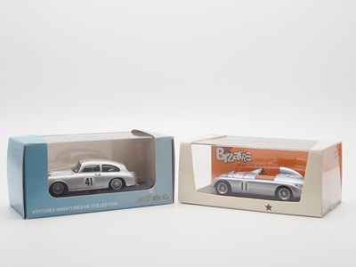 Lot 322 - A pair of 1:43 scale hand built resin models...