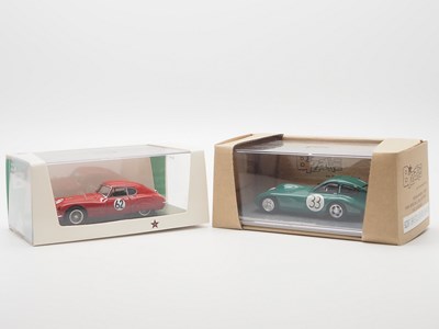 Lot 324 - A pair of 1:43 scale hand built resin models...